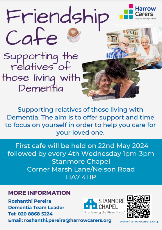 Harrow Carers Friendship Cafe 