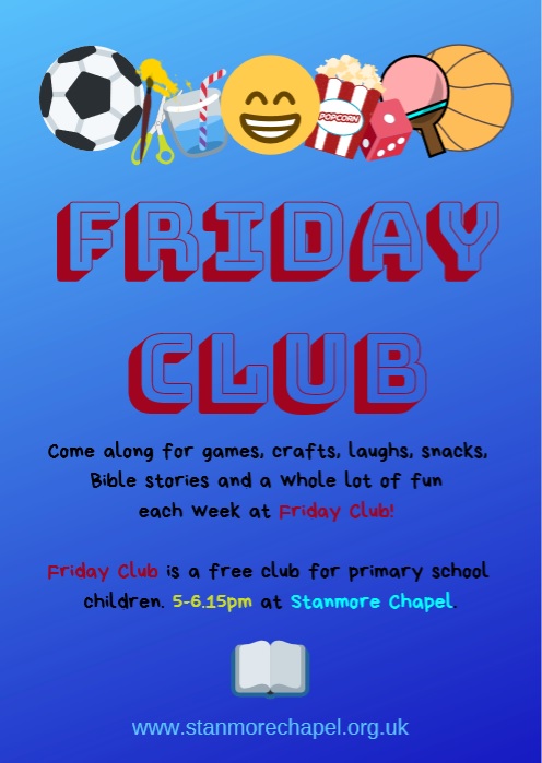 Friday Club flyer